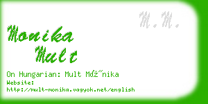 monika mult business card